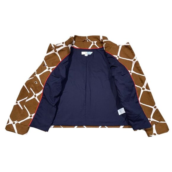 Boden Brown & White Textured Blazer – 8R - Picture 8 of 8